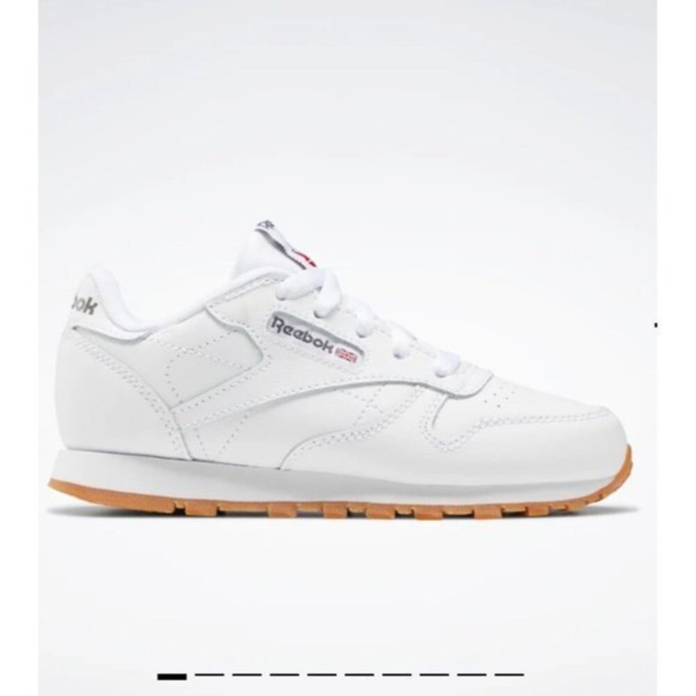 REEBOK women white leather Classic  Shoes size 7.5